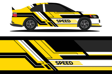 Vector design for cars stickers Vector design with grungy lines abstract Design a racing background kit for racing car
