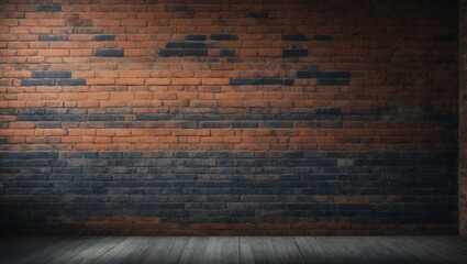 Brown and grey grunge brick wall texture background
