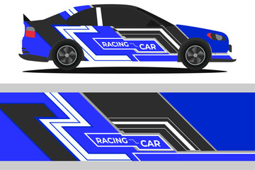 Vector design for cars stickers Vector design with grungy lines abstract Design a racing background kit for racing car
