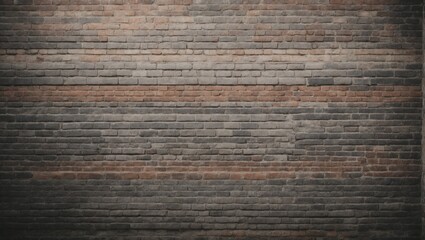 Fototapeta premium Brown and grey grunge brick wall texture background