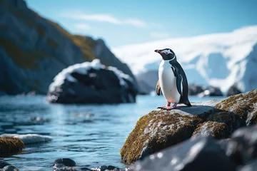 Crédence de cuisine en verre imprimé Antarctique penguin