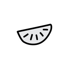 Fruit and Vegetable Icon Illustration
