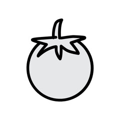 Fruit and Vegetable Icon Illustration