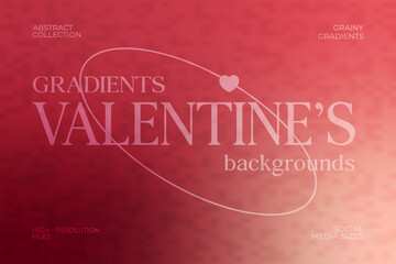 Grainy gradient valentines background texture element vector