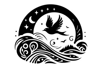 Bird is vector files .illustrator vantage .