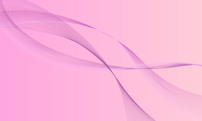 abstract pink business lines wave curves with soft gradient background