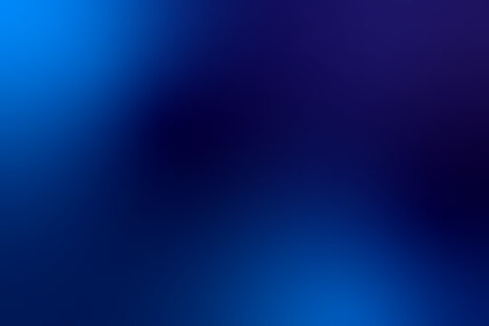 Colorful Bright Blue Gradient Blurry Background. Abstract Art Wallpaper. Vector Illustration