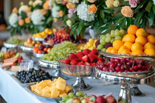 Fruit buffet.