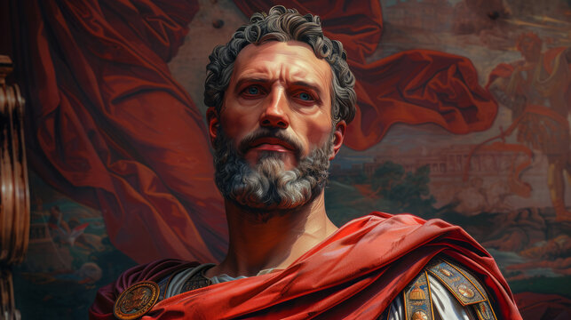 Roman emperor of 2nd century CE, Hadrian, Caesar Domitianus Augustus, Titus Flavius Domitianus. (117&ndash;138 CE)
