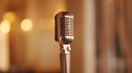 a close up of a microphone