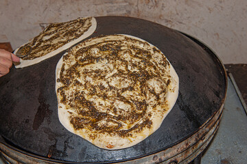 Fladenbrot backen, Libanon
