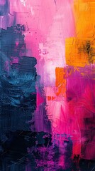 Vibrant Abstract Expressionism Canvas Art
