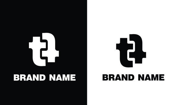 tt logo , clothing logo, letter logo, gold logo,