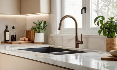 modern kitchen interior