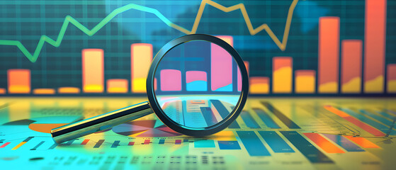 Business Audit Stock Financial Finance Management on Analysis Data Strategy with Graph Accounting Marketing or Report Chart Economy investment Research Profit Concept