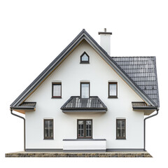 Fototapeta na wymiar 3d render of a house on transparent background Remove png