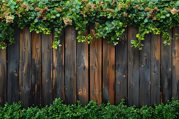  wood fence background with grass
