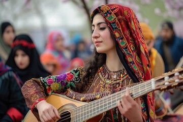 Showcase traditional music, dance, and storytelling associated with Nowruz, featuring live...