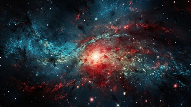A beautiful image of a galaxy in space