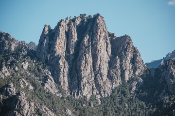 Le mont Kyrie Eleison en Corse près de Ghisoni