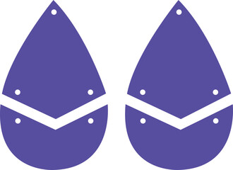 Earrings SVG vector cut file for cricut and silhouette