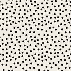 Vector seamless pattern. Abstract spotty texture. Natural monochrome design. Creative background with tiny blots. Decorative organic swatch.