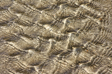 Photography of North Sea Beach Sand with Shallow Water at Low Tide