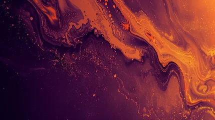 Foto op Aluminium Dark orange brown purple abstract texture. Gradient. Cherry gold vintage elegant background with space for design. Halloween, Thanksgiving, autumn © Pabitra
