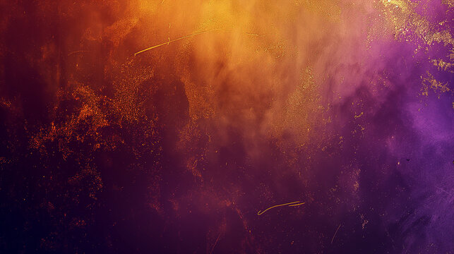 Dark orange brown purple abstract texture. Gradient. Cherry gold vintage elegant background with space for design. Halloween, Thanksgiving, autumn