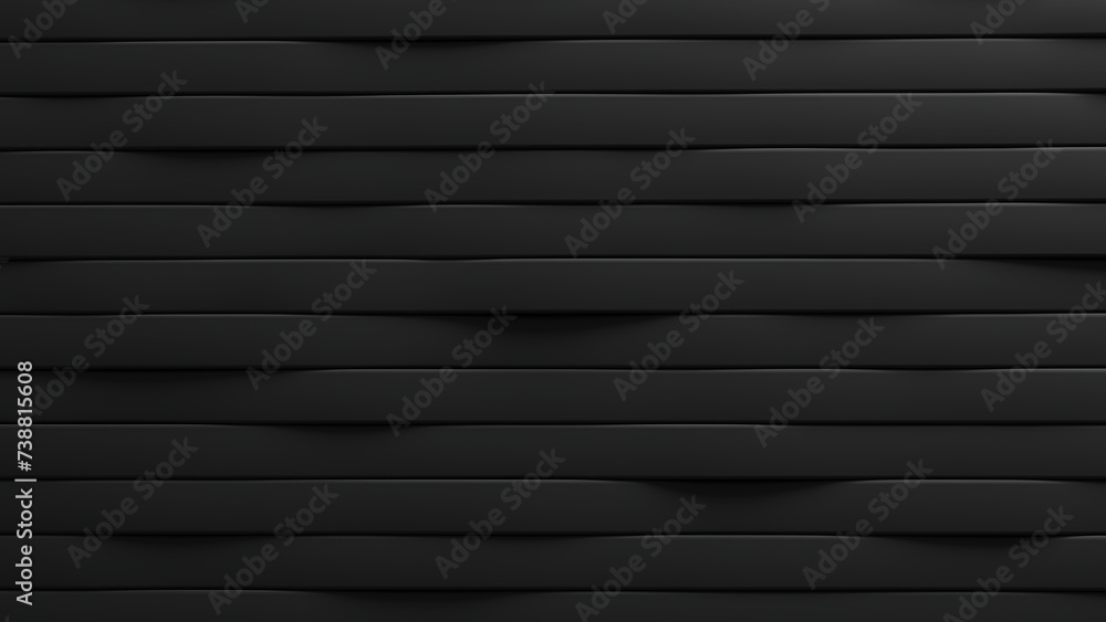 Poster 3d abstract black lines background. 3d rendering illustration not ai