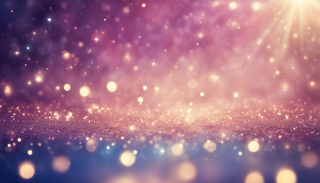 Abstract Shiny Light and Glitter Background