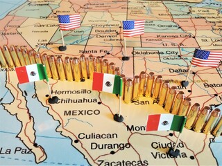 American-Mexico border currently has thousands of illegals crossing the border everyday.
