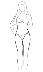 silhouette of a woman