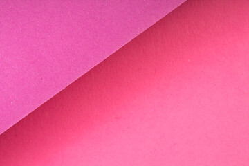 Colorful of soft pink and green paper background. Copy space for text. Top view.