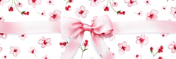 abstract colorful pattern of cherry and bow