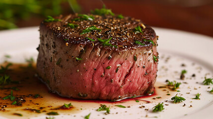 Filet Mignon au Poivre - Peppered Filet Mignon Snapshot Image