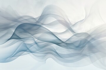 abstract white and grey swirling background, in the style of majestic composition, mist, futuristic chromatic waves, light azure