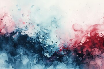 galaxy, watercolor painting texture, isolated, in the style of light sky-blue and dark red