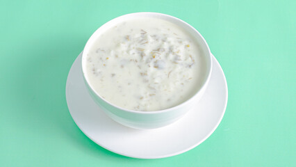 Azerbaijan yogurt soup bowl - Dovga
