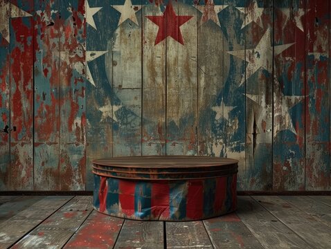 vintage circus podium