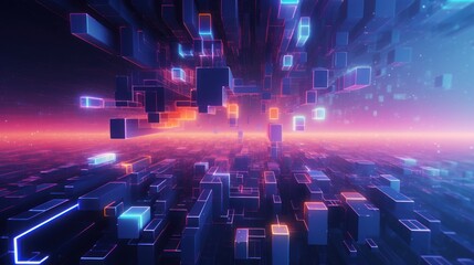 Abstract background with texture lines and shapes. Sci-fi futuristic theme.