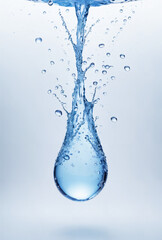 Fresh Water, droplet and splash, clarity and purity