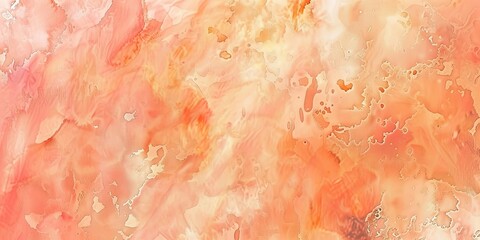 Peach fuzz watercolor background.