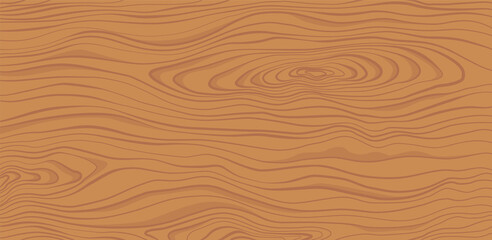 Wood texture. Brown wooden plank, cutting board, floor or table surface. Striped fiber textured background. Retro tree surface pattern