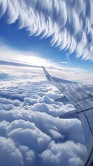 Obraz premium Wings that create mesmerizing patterns in the sky when in flight