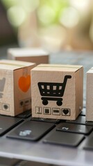 Fototapeta premium Visualize the role of customer feedback in shaping e commerce platforms