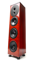 Tower buffer speaker latest against soft background - Ai Generated