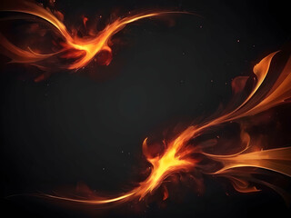 Fototapeta premium fire abstract background with dark shades