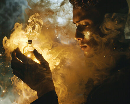 Perfumer creating scents for otherworldly beings universal fragrance