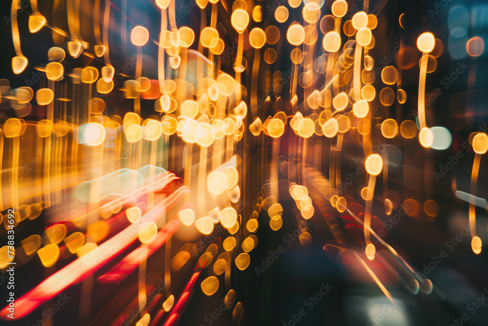 Poster speed motion blur. colorful light trails. abstract background image. created with generative ai tech